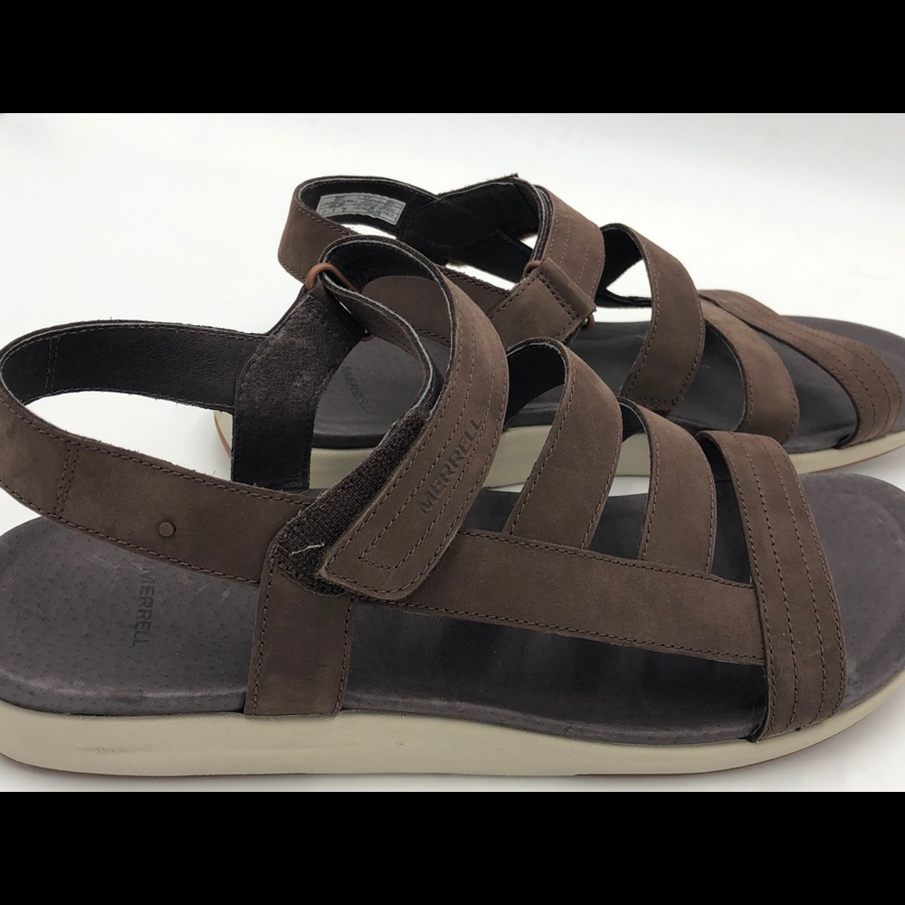 Merrell Kalari Sandals New Bracken Leather Sz 11 - Picture 5 of 8
